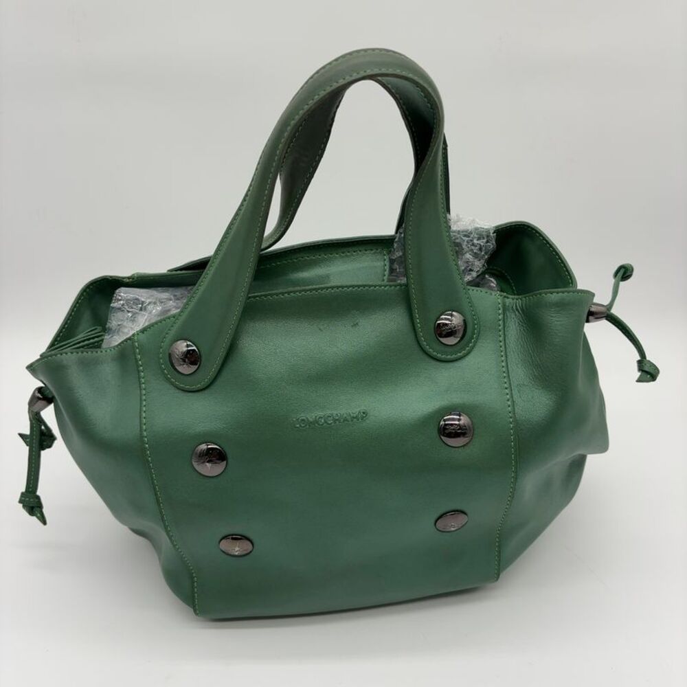 Longchamp EUC Forest Green Bag